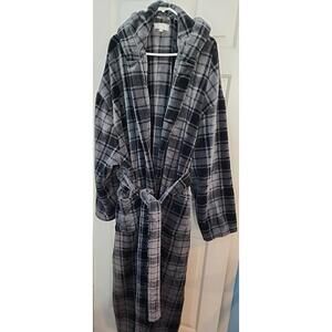 Alexander Del Rossa Mens Robe, Plush Fleece Hooded Bathrobe Men, Big and Tall...